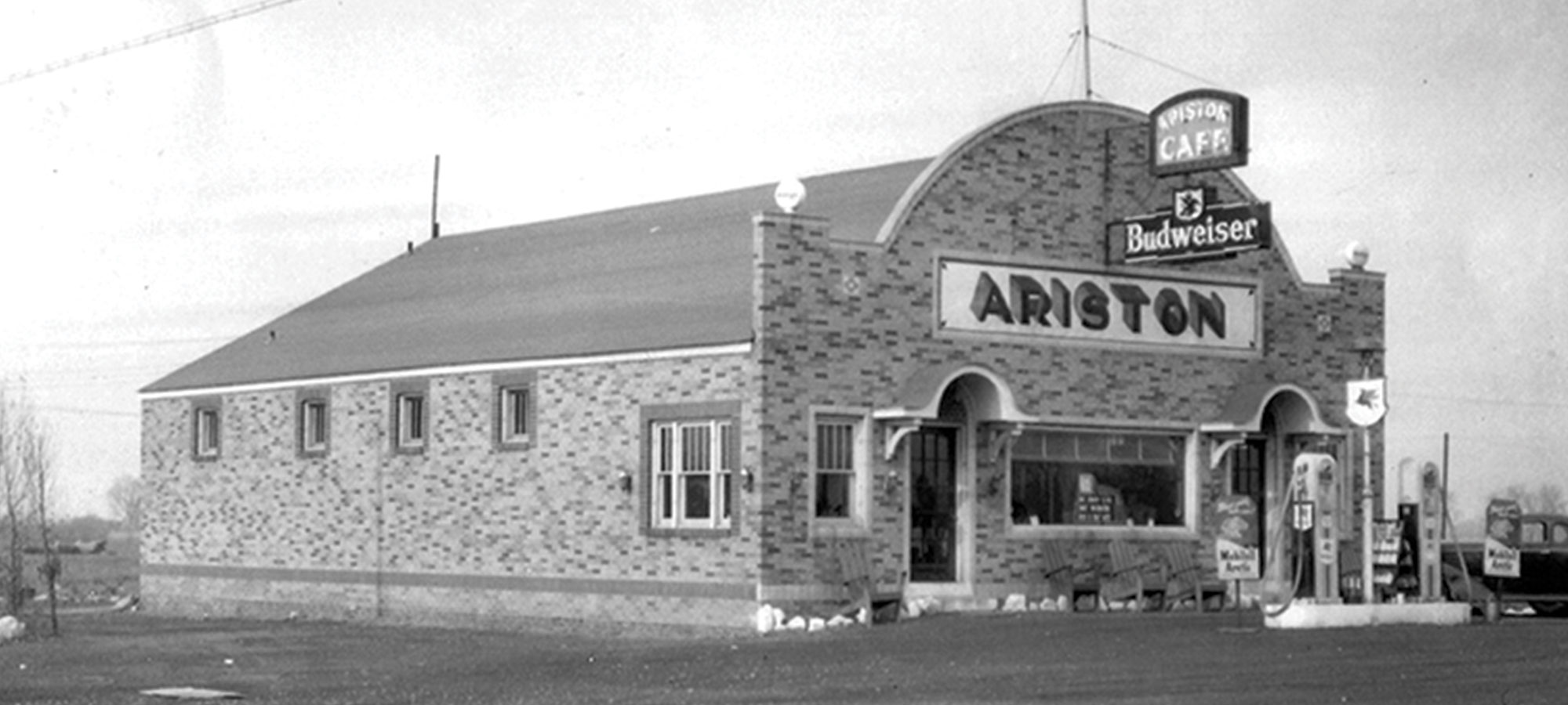 Vintage Photograph of the Ariston Cafe
